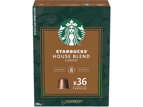 STARBUCKS, STARBUCKS Kaffeekapseln House Blend 6200069 Lungo 36 St&uuml;ck