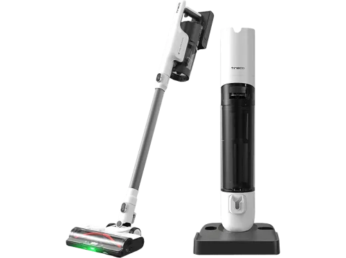 Tineco, Tineco Akku-Stielstaubsauger "Pure One Station 5, 2x6-fach Filter für Allergiker und Tierhaushalte" Automatik Modus, Zyklonfilter, bis zu 70 Min Laufzeit, Akku wechselbar