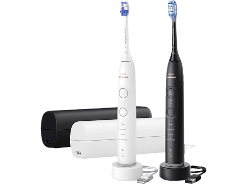 Philips Sonicare, Philips Sonicare Elektrische Zahnbürste "Series 7100 HX7429/02" 2 Stk. Aufsteckbürsten mit Andruckkontrolle, 7 Putzeinstellungen, inkl. Reiseladeetui