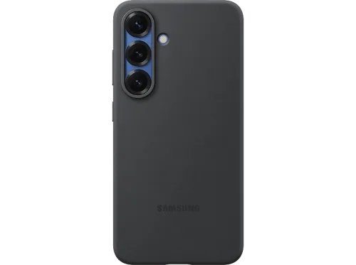 Samsung, Samsung Galaxy S25 Silikon-Cover Silicone Case Black Smartphone Hülle – Handyhülle/Handy Tasche – schwarz