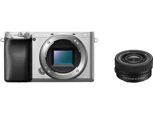 Sony, Sony Systemkamera "Alpha 6100 Kit 16-50mm", Bluetooth  NFC  WLAN, inkl. elektronischer Bildsucher, automatischer Fokus
