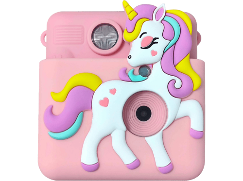 DENVER KPC-1363 Digitalkamera für Kinder mit Thermodruckfunktion Rosa, Kein opt. Zoom, LCD