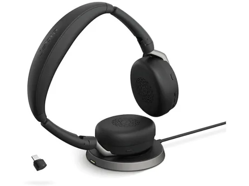 Jabra, JABRA Evolve2 65 Flex MS BT, USB-C 26699-999-889 Stereo ANC, Link380c, Charger