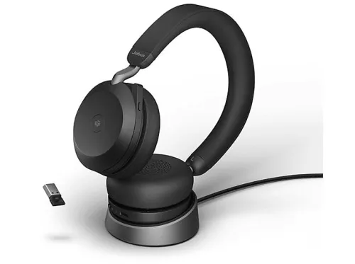 Jabra, Jabra Headset "Evolve2 75 Duo MS" Active Noise Cancelling (ANC)