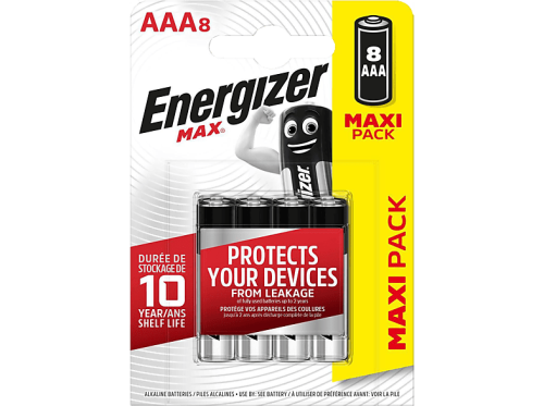 Energizer, Energizer, Batterien, Energizer Max AAA (LR03/E92)  BP-8, Produkte & Wohnen