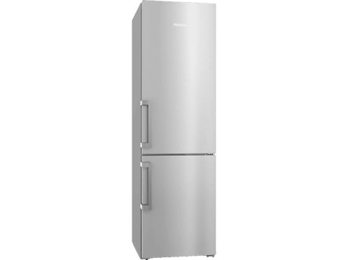 Miele, Miele KFN 4799 CDE CleanSteel Kühl-/Gefrierkombination – Kühlschrank mit Gefrierfach freistehend – edelstahl