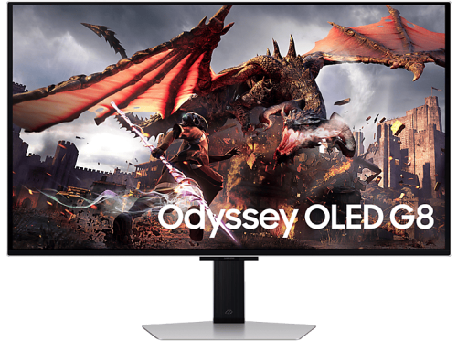 Samsung, Samsung Odyssey OLED G8 S32DG800SU Gaming Monitor EEK G (A - G) 81.3 cm (32 Zoll) 3840 x 2160 Pixel 16:9 0.03 ms HDMI®,
