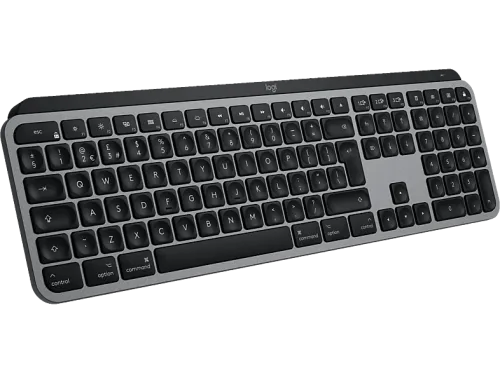 LOGITECH MX Keys S für Mac, Tastatur, Kabellos, Space Gray