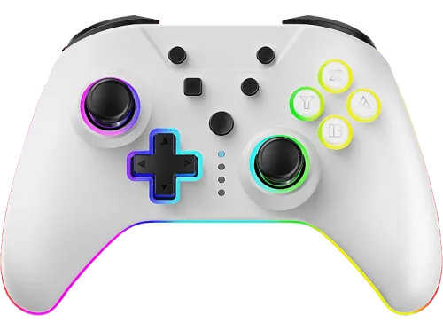 Armor3, NuRival Light Up Wireless Game Controller - white [NSW]