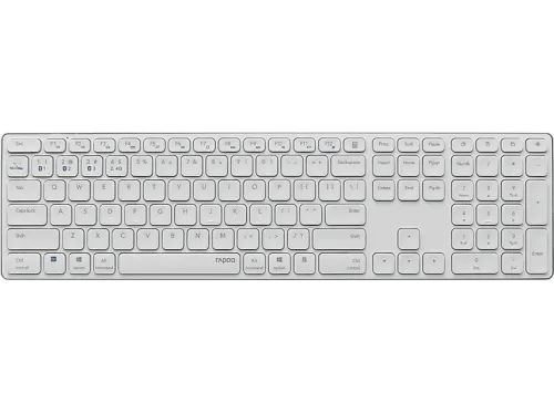 Rapoo, RAPOO E9800M ultraslim keyboard 11491 wireless, White