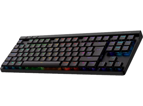 Logitech G, Logitech G G515 LIGHTSPEED TKL Wireless - BLACK - CH - TACTILE Mechanische RGB-Gaming-Tastatur – Tastatur/Keyboard – schwarz