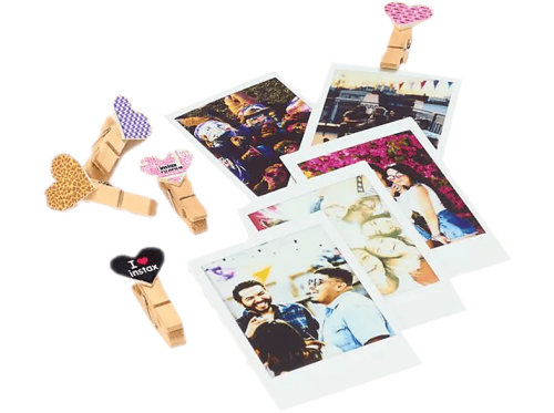 FUJI, Fuji, Fotoalben und Zubehör, Fujifilm Instax Design Clips Heart, Produkte & Wohnen