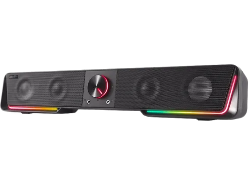 speedlink, SPEEDLINK Gravity RGB Stereo Soundbar SL-830200-BK Black, Gaming Speaker