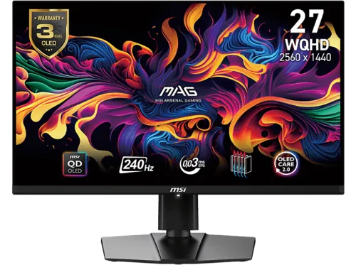 MSI, MSI 9S6-3CD89T-011 Gaming Monitor EEK G (A - G) 67.3 cm (26.5 Zoll) 2560 x 1440 Pixel 16:9 0.03 ms Kopfhörer-Buchse