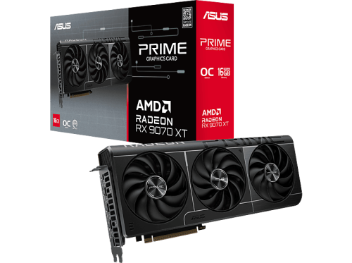 ASUS Prime Radeon RX 9070 XT OC Edition 16GB GDDR6 (AMD, Grafikkarte)