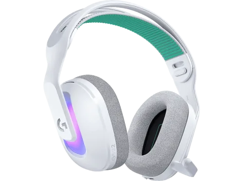 Logitech, Logitech LOGI G522 Headset PC VOSS CDM/Mixed Over Ear Headset Bluetooth® Weiß Computer