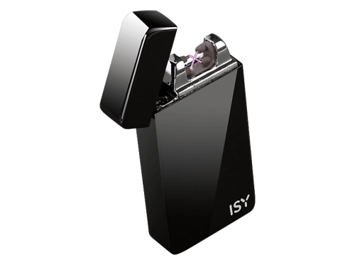 ISY IEL-1100-1 Elektronisches Feuerzeug, Schwarz