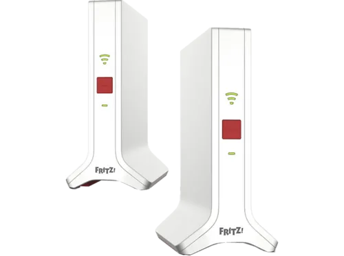 FRITZ!, FRITZ! MESH SET 4200 INT 2-Pack WLAN AC Repeater – LAN & WLAN Router – weiss