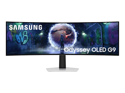 Samsung, Samsung Odyssey OLED G9 LS49DG934SU LED-Monitor EEK G (A - G) 124.5 cm (49 Zoll) 5120 x 1440 Pixel 32:9 0.03 ms