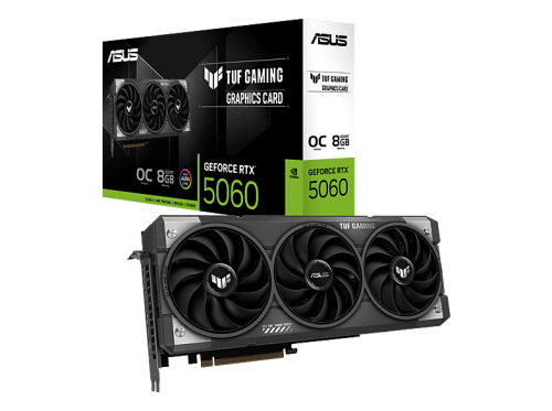 ASUS TUF Gaming GeForce RTX 5060 8GB GDDR7 OC Edition (NVIDIA, Grafikkarte)