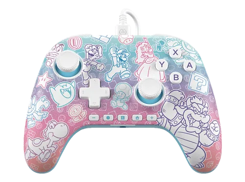 POWER A, POWER A Advantage Wired Controller NSGP0526-01 NSW2, Mushroom Kingdom