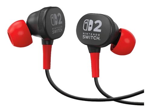 POWER A, POWER A Wired Earbuds NSHS0531-01 NSW2, Black