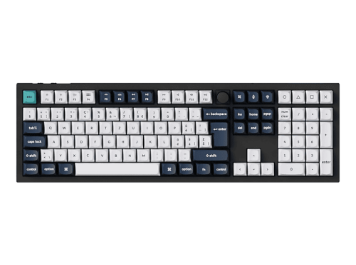 undefined, Gaming-Tastatur "Keychron Q6 Max Black QMK Red Switch" (Ziffernblock)