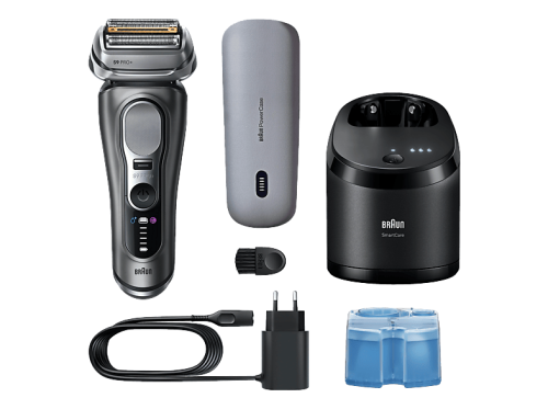 Braun, Braun Elektrogesichtshaarentferner "Series 9 Pro+ 9675cc" Reinigungsstation