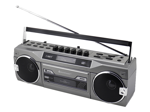 soundmaster, Soundmaster Digitalradio (DAB+) "SRR80TI" ( ) Display, Kassettendeck, Mikrofon, SD-Kartenslot, Senderspeicher