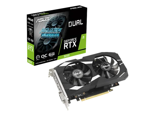 ASUS Dual GeForce RTX 3050 OC Edition 6GB GDDR6 (NVIDIA, Grafikkarte)