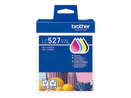 Brother, BROTHER Valuepack Tinte CMYBK LC-527VAL MFC-J4350DW 900/1300 Seiten