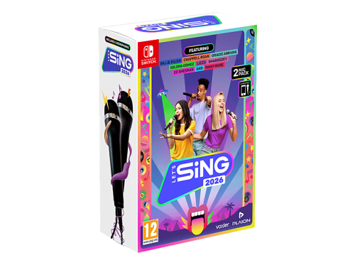 undefined, Spielesoftware "GAME Lets Sing 2026 + 2 Mics für Switch International Version" Nintendo Switch