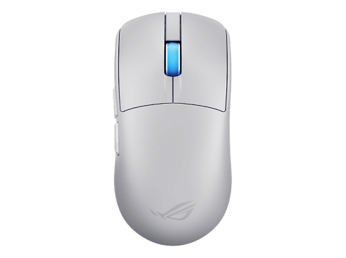 ASUS Harpe II Ace Gaming Maus, Kabellos, 42000 DPI, Optisch mit Laserdioden, Weiss