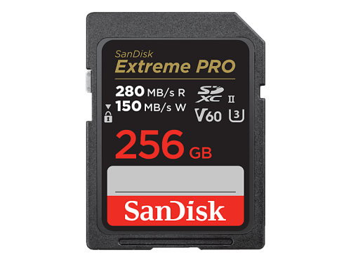 SanDisk, Sandisk, SD Speicherkarten, SanDisk ExtremePro SDXC-II 256GB V60, Produkte & Wohnen