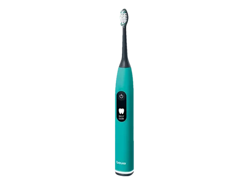 beurer, BEURER Elektrische Zahnbürste "SC 50" 2 Stk. Aufsteckbürsten Mit Andrucksensor, 80.000 Schwingungen/Min und 2-Minuten Timer