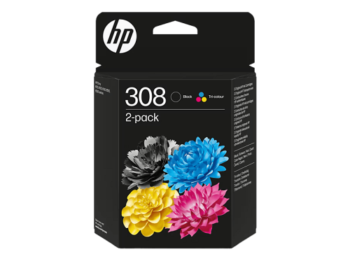 HP, HP Combopack 308 BK/color 6L6S6UE Envy 6122e/6520e 160/120 S.
