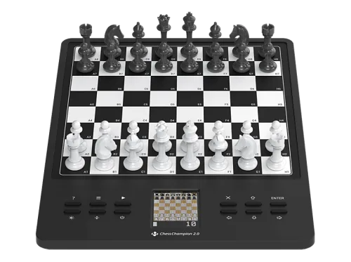 MILLENNIUM ChessChampion 2.0 Schachcomputer, Schwarz/Weiss