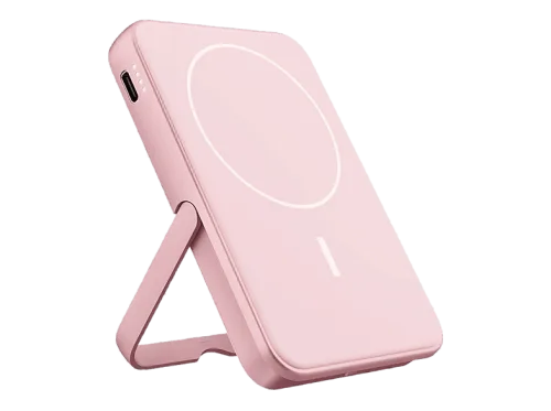 FRESH 'N REBEL, Fresh 'n Rebel Magnet Wireless Powerbank 5000 mAh - Pastel Pink