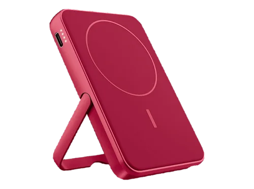 FRESH 'N REBEL, Fresh 'n Rebel Magnet Wireless Powerbank Berry Red