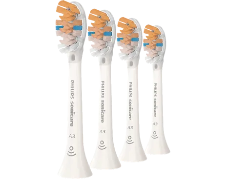 Philips Sonicare, Philips Sonicare Aufsteckbürsten "A3 Premium All-in-One" für eine gründliche Gesamtreinigung, für jedes Sonicare Handstück