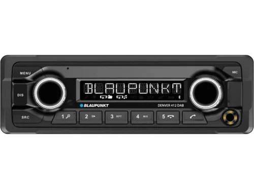 Blaupunkt, Blaupunkt DENVER 412 DAB Autoradio inkl. Fernbedienung, Bluetooth®-Freisprecheinrichtung, DAB+ Tuner