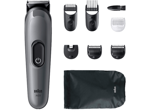 Braun, Braun Haarschneider "All-in-One Series 3, 8in1 Pflegeset" ultrascharfe Klinge, 14 Längeneinstellungen, 50 Min Akkulaufzeit