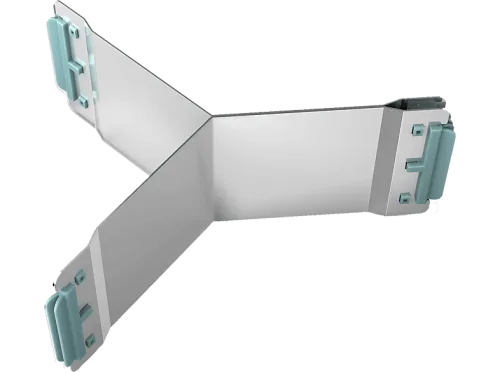 Philips, Philips HD9916/00 3-fach Korbtrenner – Friteuse Zubehör – aluminium