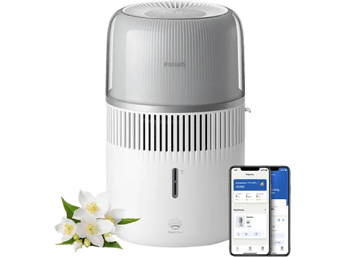 Philips, Philips Luftbefeuchter "HU5710/03 5000 Series" 4,5 l Wassertank für 56 m² Räume, mit NanoCloud Technologie