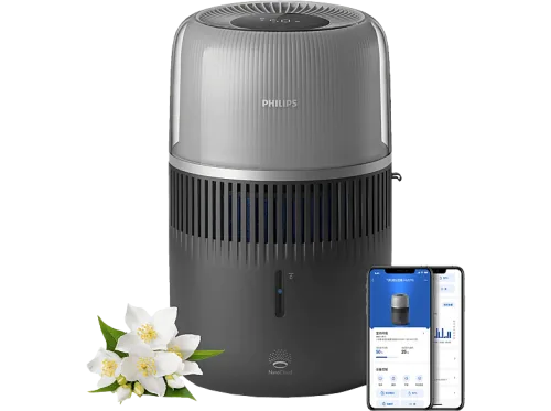Philips, Philips Luftbefeuchter "HU5710/03 5000 Series" 4,5 l Wassertank für 56 m² Räume, mit NanoCloud Technologie