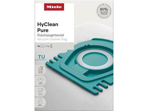 Miele, Miele Staubsaugerbeutel "HyClean Pure TU 4 Stück"