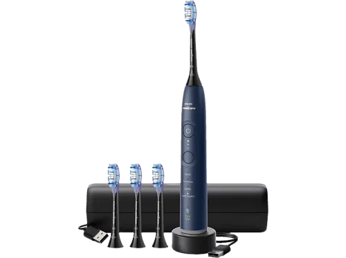 Philips Sonicare, Philips Sonicare Elektrische Zahnbürste "Series 7100 HX7423/08" 4 Stk. Aufsteckbürsten mit visueller Andruckkontrolle, 4 Putzmodi und 3 Intensitätsstufen