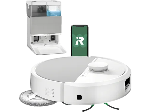 iRobot, iRobot Roomba® Plus 505 Combo Roboter + AutoWash™ Dock Saug- und Wischroboter – Staubsauger Roboter/Saugroboter – weiss