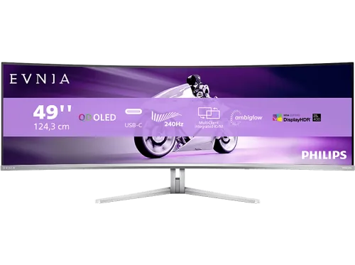 Philips, Philips Curved-Gaming-Monitor "49M2C8900/00" 123,71 cm/48,9 ″ 5120 x 1440 px 0,03 Reaktionszeit 240 Hz