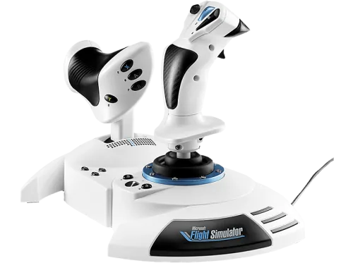 THRUSTMASTER T.Flight Hotas One Microsoft Flight Simulator Edition, Flugsimulator, Weiss